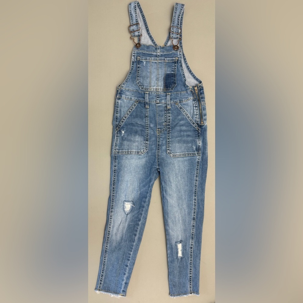 OshKosh B’gosh Kids Denim Overalls Cotton Elastane Size 6 / 6X